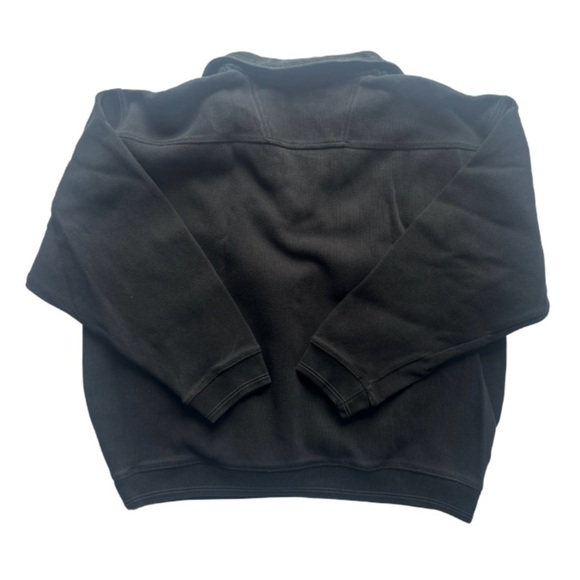 Kirkland Signature Black Quarter-Zip Pullover Sweater - Picture 2 of 5